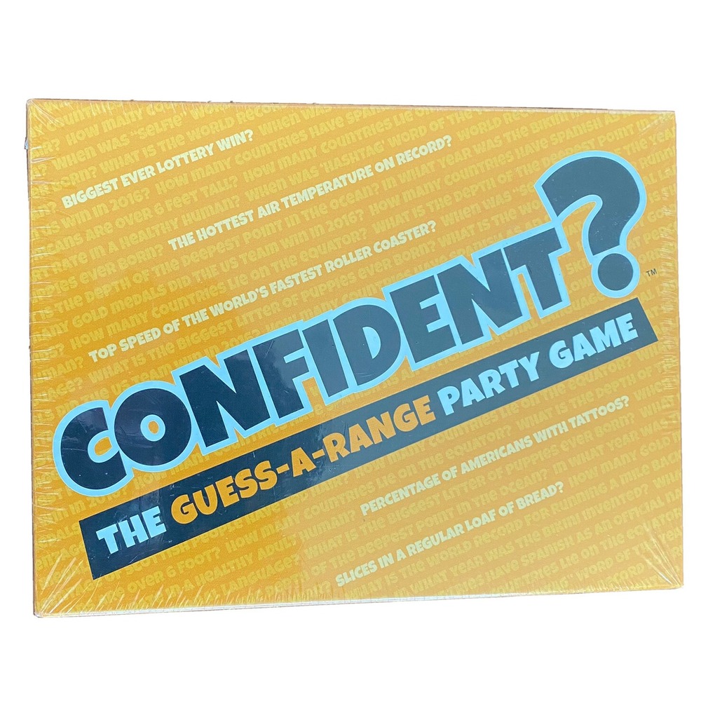 CONFIDENT? Board Game - Great Group Party Game for Family Game Trivia Game